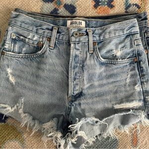 Agolde Parker Vintage Shorts Size 27 in Rocksteady